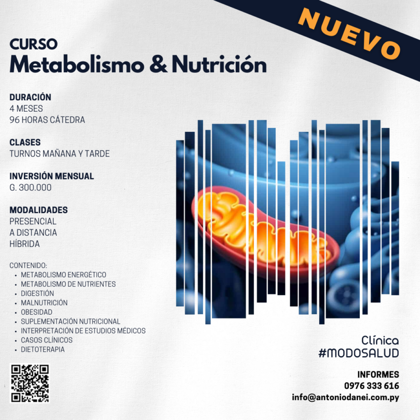 Curso Metabolismo y Nutrición
