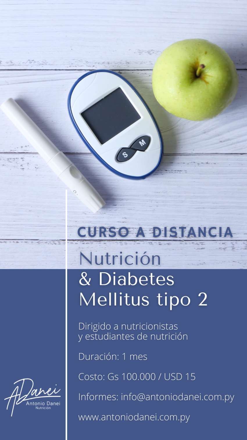 Curso Nutrición y Diabetes Mellitus tipo 2