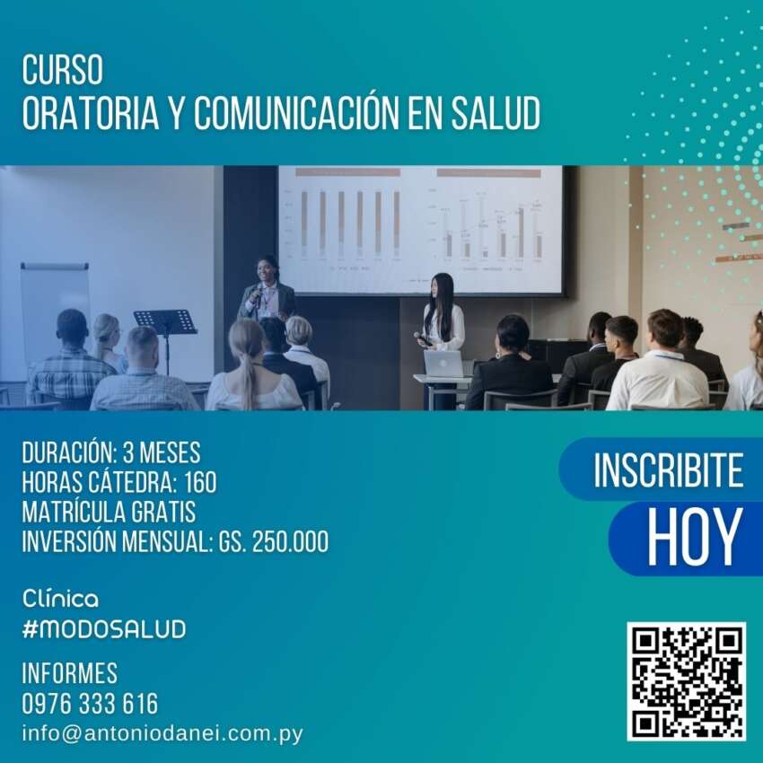 Curso de Oratoria y Comunicación en Salud