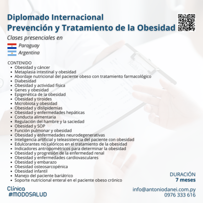 Diplomado Internacional Prevención y Tratamiento de la Obesidad